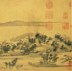 黄公望山水画《富春山居图》