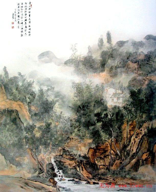 全国中国画展览山水作品欣赏 图2