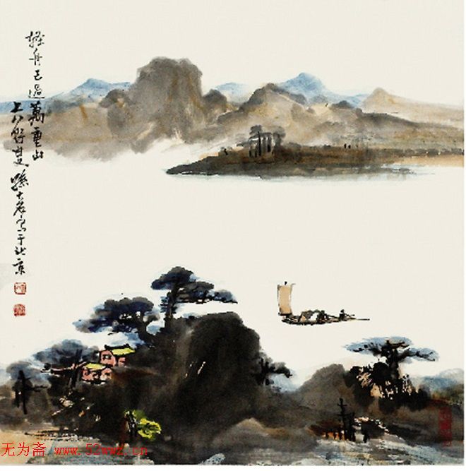 孙瑛山山水画作品欣赏 图3