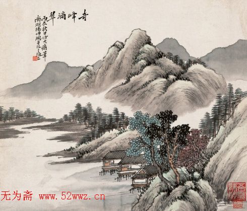 晚清海派六十家之一杨伯润中国画花鸟作品欣赏