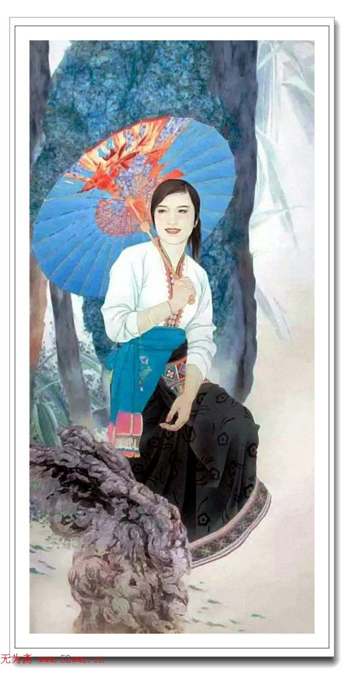 李峰工笔人物重彩画选刊 图4