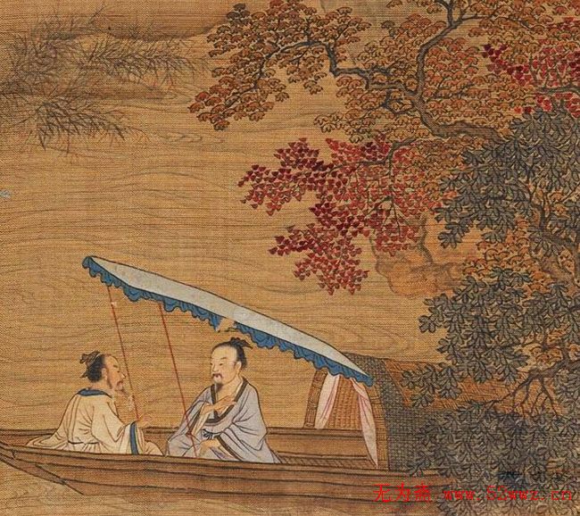 明四家之一仇英绘画作品欣赏《花园景色册》 图2