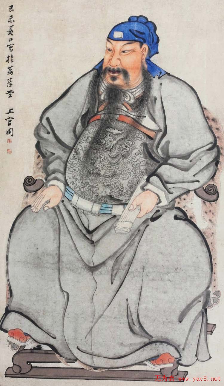 清代民间名画家上官周传世作品欣赏 图1