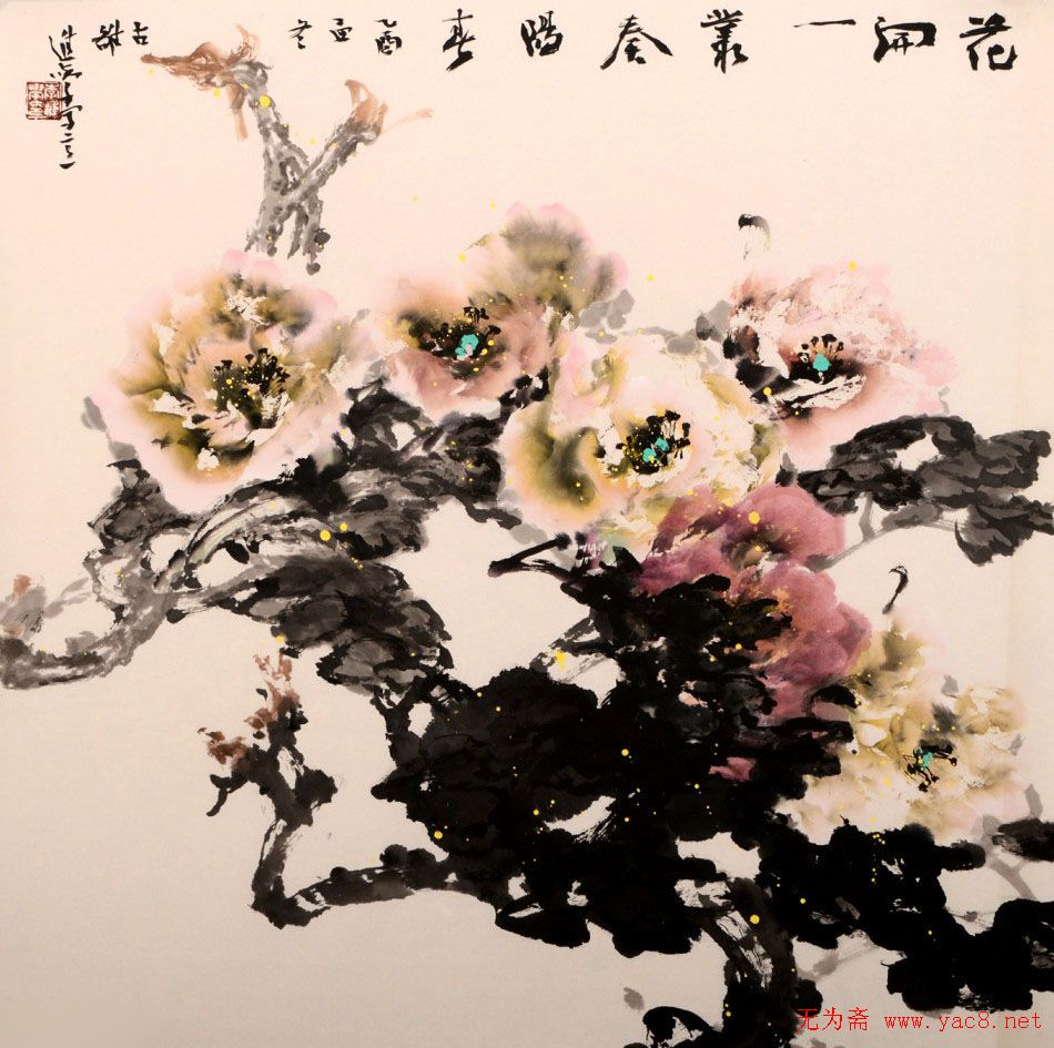 洛阳李进学国画花鸟作品欣赏 图1