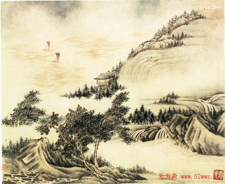 金陵八家之樊圻绘画作品欣赏 图1